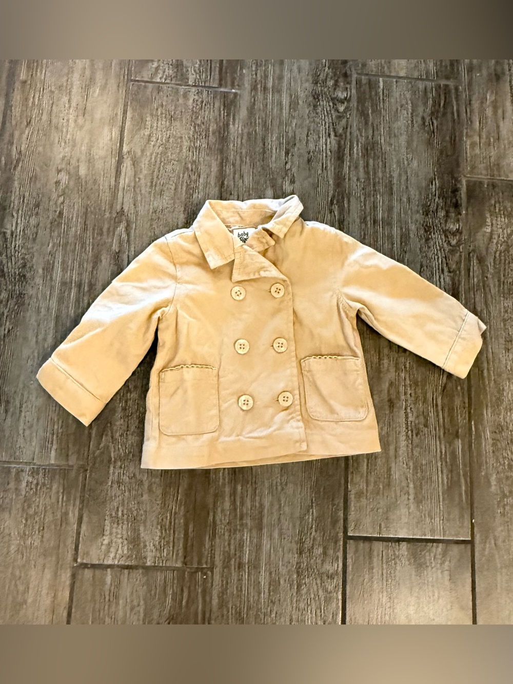 Size 6 month baby peacoat
